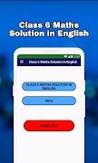 Class 6 Maths Solution English poster