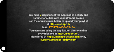1 Schermata SETIPTV - SETSYSTEME PLAYER
