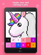 Pixel Tap: Color by Number اسکرین شاٹ 7