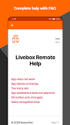 برنامهنما Remote compatible Livebox عکس از صفحه