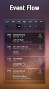Event Flow Calendar Widget 포스터