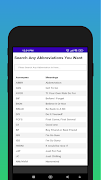 Abbreviations Search Anything Ekran Görüntüsü 1