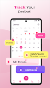 Period Tracker & Ovulation اسکرین شاٹ 2