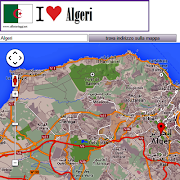 Algiers map syot layar 6