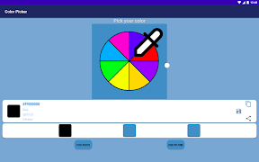 برنامه‌نما Color Picker & Generator عکس از صفحه