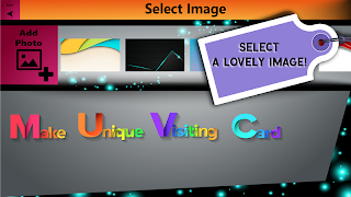 Make Unique Visiting Card screenshot 2