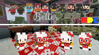 Hello Kitty Mod for MCPE NPC পোস্টার