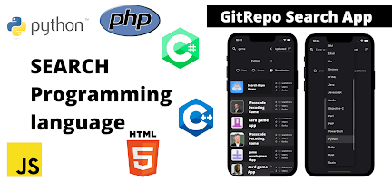 GitRepo Search App syot layar 1
