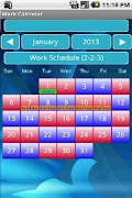 Work Calendar 24 পোস্টার