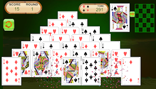 برنامه‌نما Pyramid Solitaire - Math Fun. عکس از صفحه