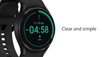 Simple Neon Watch Face screenshot 3