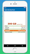 Quick Net Data Pack ảnh chụp màn hình 5
