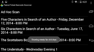 PatronTicket Barcode Scanner پوسٹر