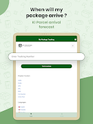 7 Schermata My Package Tracking