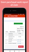 برنامه‌نما Gram panchayat work reports عکس از صفحه