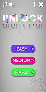 Unlock Memory Game 截圖 1