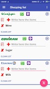 Shopping list ordered by super poster