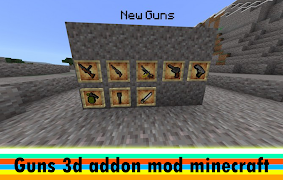 7 Schermata 3D SURVIVOR GUNS mod for MCPE