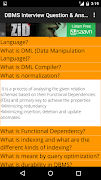 DBMS Interview Question Answer स्क्रीनशॉट 2