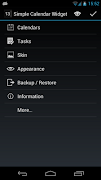 Simple Calendar Widget Screenshot 4