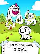 Sloth Evolution: Merge Game ภาพหน้าจอ 4