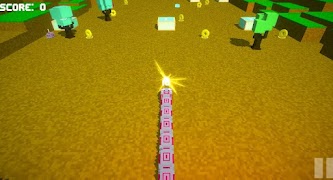 پوستر blocky snake