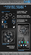 Black Metal 2 HD Watch Face تصوير الشاشة 2