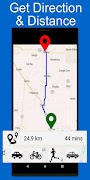 GPS Map Navigation Route Find poster