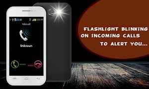 Flash Alert on Calls Blinking poster