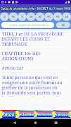 Code de procédure civile RDC screenshot 1