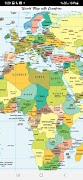 World Map With Countries capture d'écran 3
