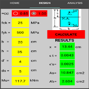 FLEXURE ON REINFORCED CONCRETE capture d'écran 1
