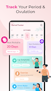Period Tracker & Ovulation syot layar 1