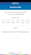 ORTEC Delivery Driver captura de pantalla 1