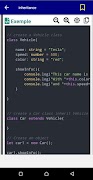 برنامه‌نما Typescript language عکس از صفحه