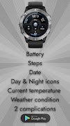 Digital Watchface D13 screenshot 1