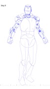 How to Draw Iron Superhero Man screenshot 3