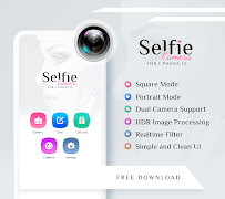 Selfi Camera for iPhone 13 poster
