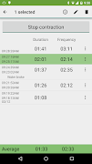 Contraction Timer capture d'écran 1