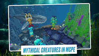 Mermaid in Minecraft Mod 2024 Ekran Görüntüsü 1
