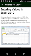 Learn MS Excel (Basic & Advanc স্ক্রিনশট 3