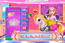 prinses pony aankleden spellen screenshot 7
