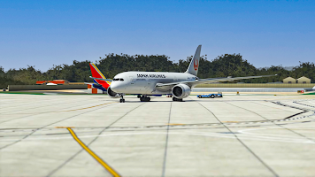 Flugzeugflug-3D-Simulator Plakat