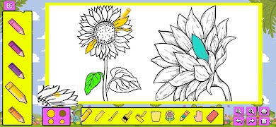 Flowers Coloring 스크린샷 6
