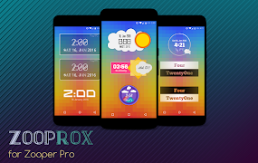 ZoopRox Widgets for Zooper Pro poster