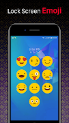 برنامه‌نما Emoji lock screen عکس از صفحه