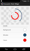 Concentric Clock Widget Plakat