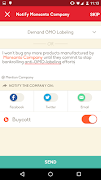 برنامه‌نما Buycott - Barcode Scanner Vote عکس از صفحه