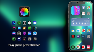 iPhone 13 Launcher imagem de tela 4