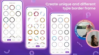 پوستر Profile Picture Border Frame